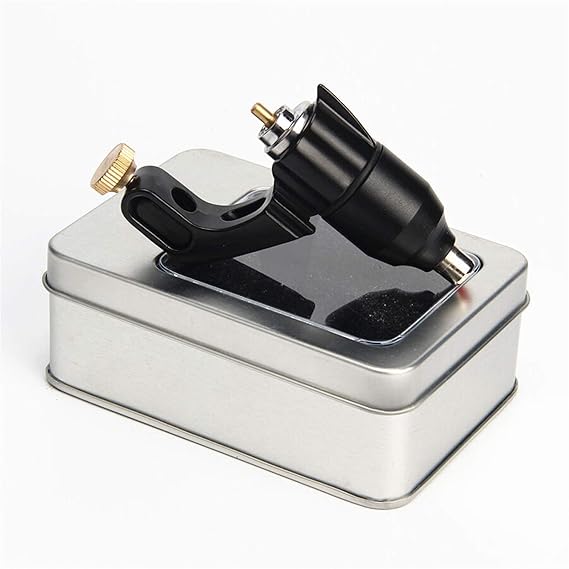 Tattoo Motor Machine CNC Aluminium Alloy Tattoo Frame Rotary Tattoo Machines Tatoo Motor Gun Shader Liner Silver Blue Red Black 4 Colors Optional (Black)