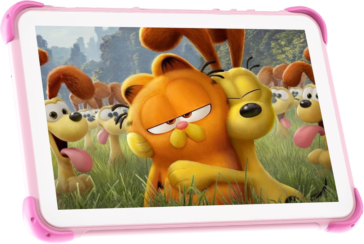 Kids Tablet 10 Inch Tablet for Kids 3-7 32GB ROM Toddler Tablet with Case Stand for Kids Android Tablet WiFi IPS Screen Kids Software Installed Parent Control for Kids Tablet Kids Toddlers