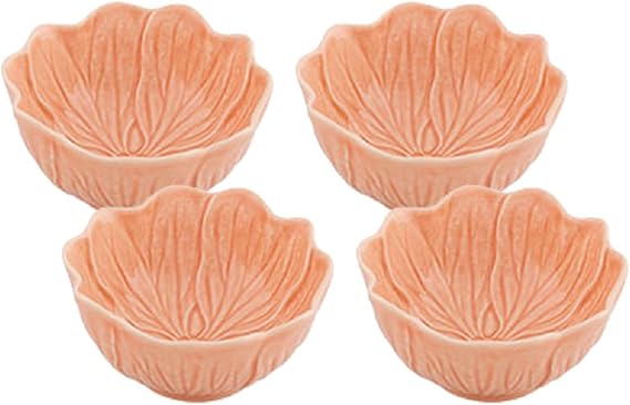 Bordallo Pinheiro Flora Small Bowl Pink, Set of 4