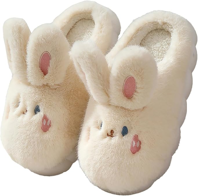 Women's Cotton Slippers - Non-slip, warm plush, cosy and skin-friendly