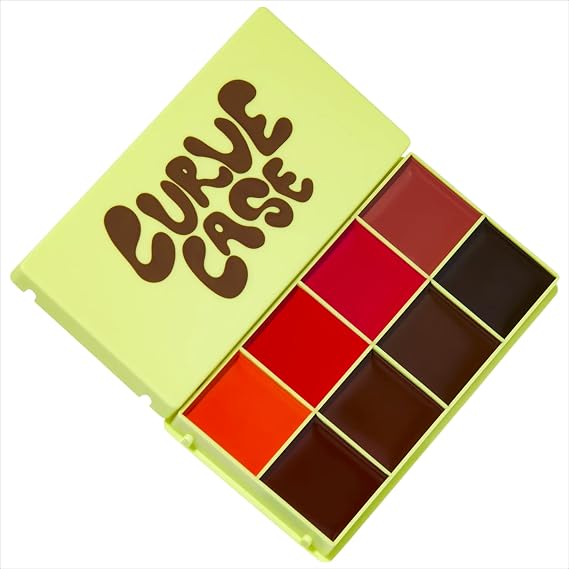 Made by Mitchell | Curve Case Cream | Make-up Palettes | Deep | Deep Shade Selection | 4 Bronze & 4 Blush Shades | Gloss Dewy Cream Formula | Suitable for All Skin Types