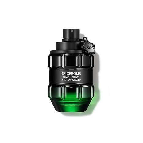 Viktor&Rolf Spicebomb Nightvision Eau de Toilette - Fresh Spicy Cologne | Fragrance with Black Spices, Green Mandarin Essence & Roasted Almond - Long Lasting - Iconic Scent for Warm and Cool Weather