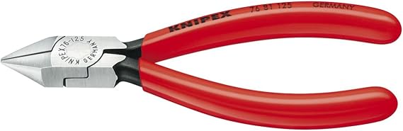 Knipex 76 81 125 Diagonal Cutter for Electric Mechanic Plastic Coated 125 mm