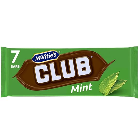 Jacobs Club Biscuits Mint 7 Pack 195g