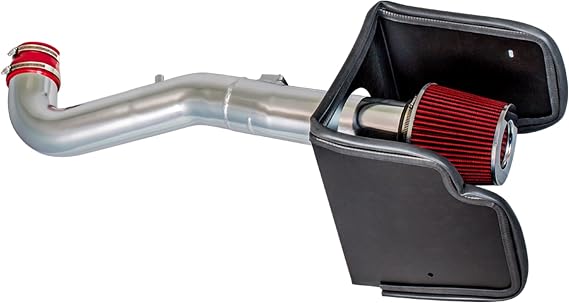 Cold Air Intake System with Heat Shield Kit + Filter Combo RED Compatible For 05-12 Pathfinder / 05-15 Frontier / 05-15 Xterra 4.0L V6