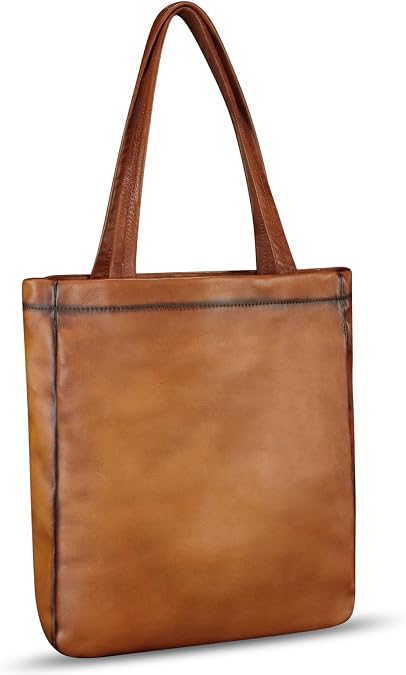 Genuine Leather Shoulder Bag for Women Handbag Handmade Purse Crossbody Work Tote Bag Casual Purse Daypack