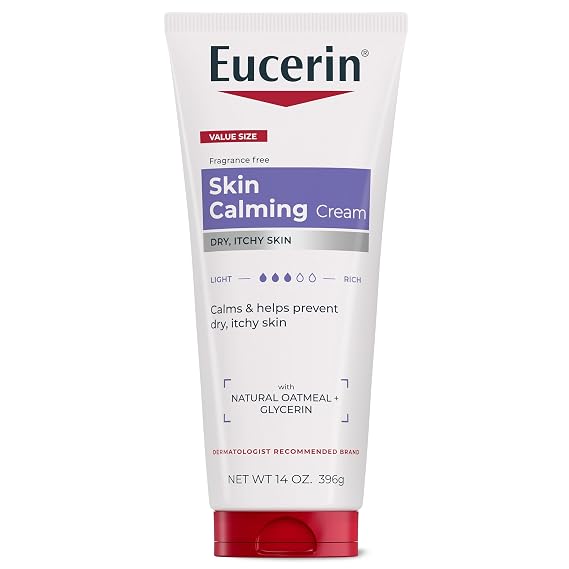 Eucerin Skin Calming Cream with Natural Oatmeal and Glycerin, 14 OZ