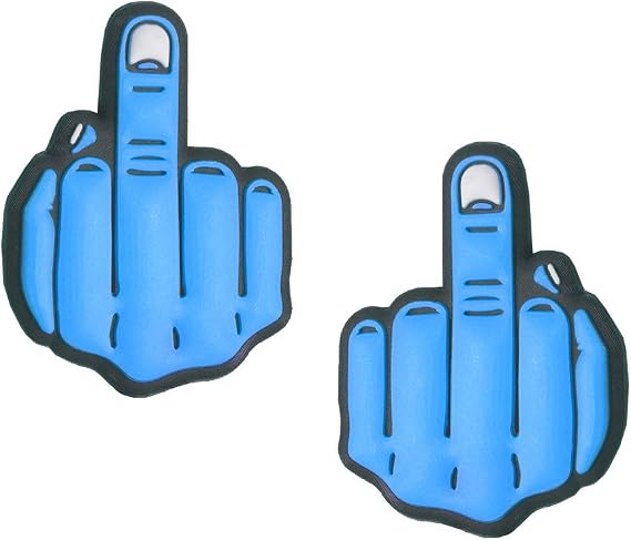 The Original Middle Finger Tennis Dampener by Racket Expressions (2 & 5 Packs)