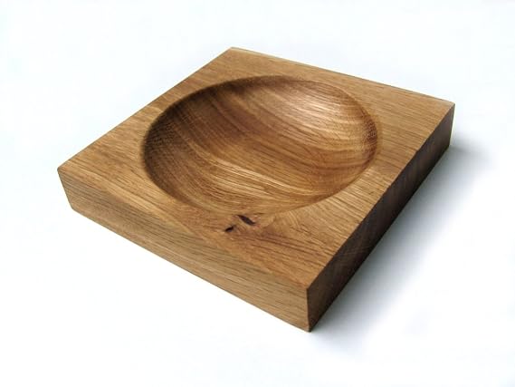'Beautiful Magic Decorative Wooden Bowl – OAK – Solid Oak Oiled/