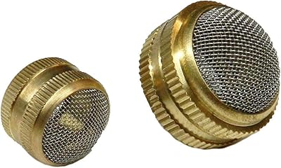 JTS Ultrasonic Cleaner Baskets for Small Parts | Set of 2 Ultrasonic Parts Cleaner Basket with Screw Lock | Brass Body Stainless Steel Mesh Jewelry Steam Cleaner for Jewelry and Watch Parts