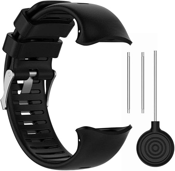 QGHXO Band for Polar Vantage V, Soft Adjustable Silicone Replacement Wrist Band for Polar Vantage V Watch