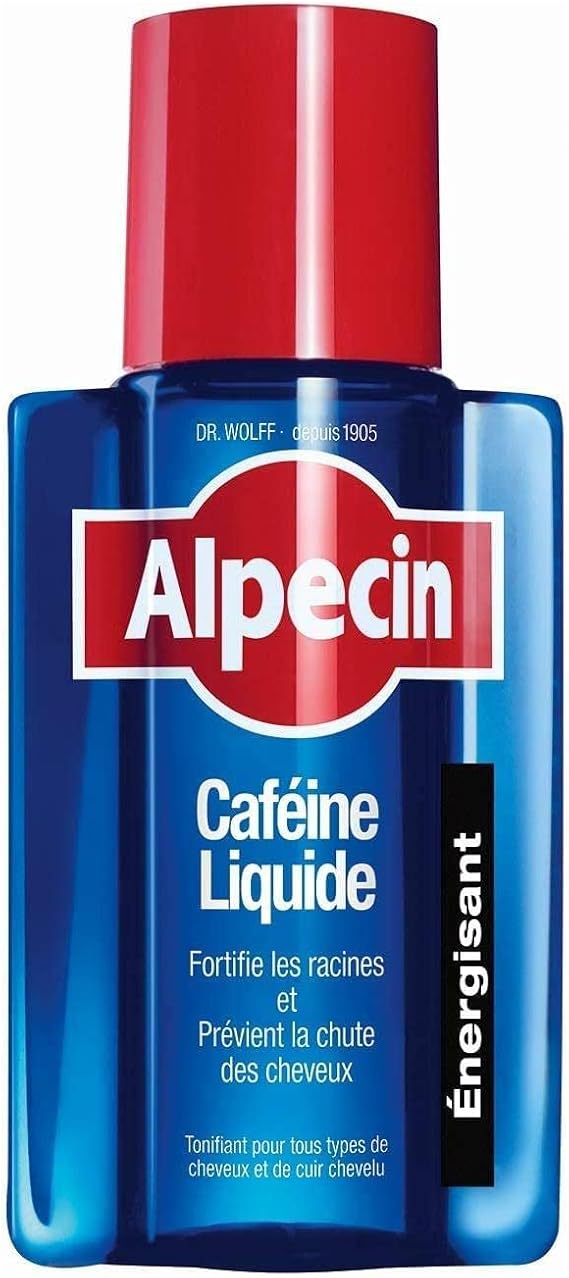 Alpecin Caffeine Liquid Hair Tonic 200ml | Against Thinning Hair | Natural Hair Growth for Men | Energizer for Strong Hair | Hair Care for Men Made in Germany