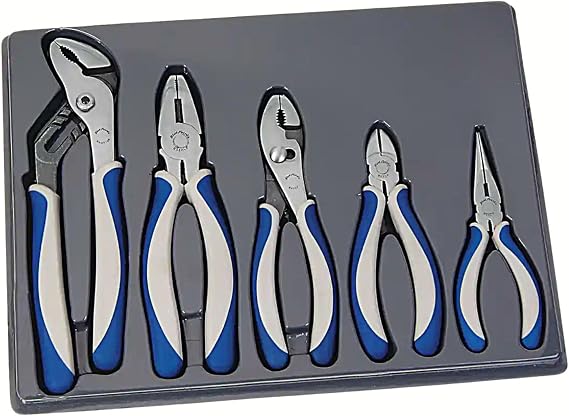Blue-Point by Snap-on 6" 7" 8" 10" BPL501 Multi-Pliers 5-Piece Nipper Pliers Set