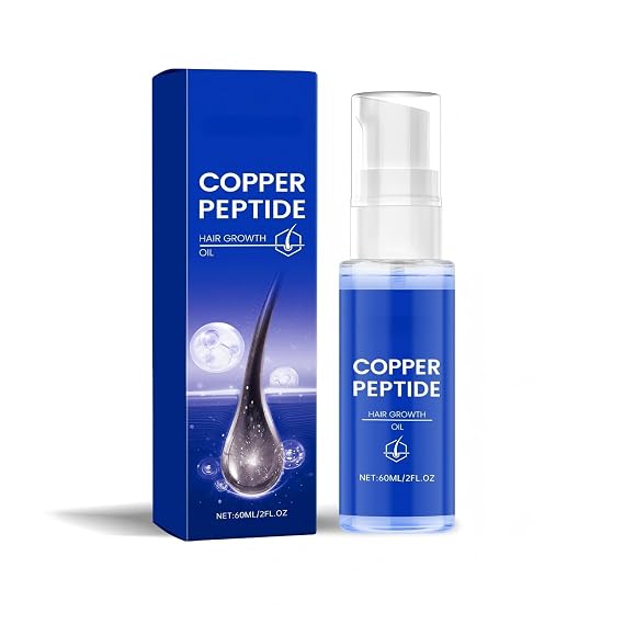 Volumizing Hair Thickening Serum with Copper Peptides - Scalp Nourishing Formula for the Appearance of Fuller, Denser Hair - Reduces Breakage & Enhances Shine for Fine Hair (1 Pack)