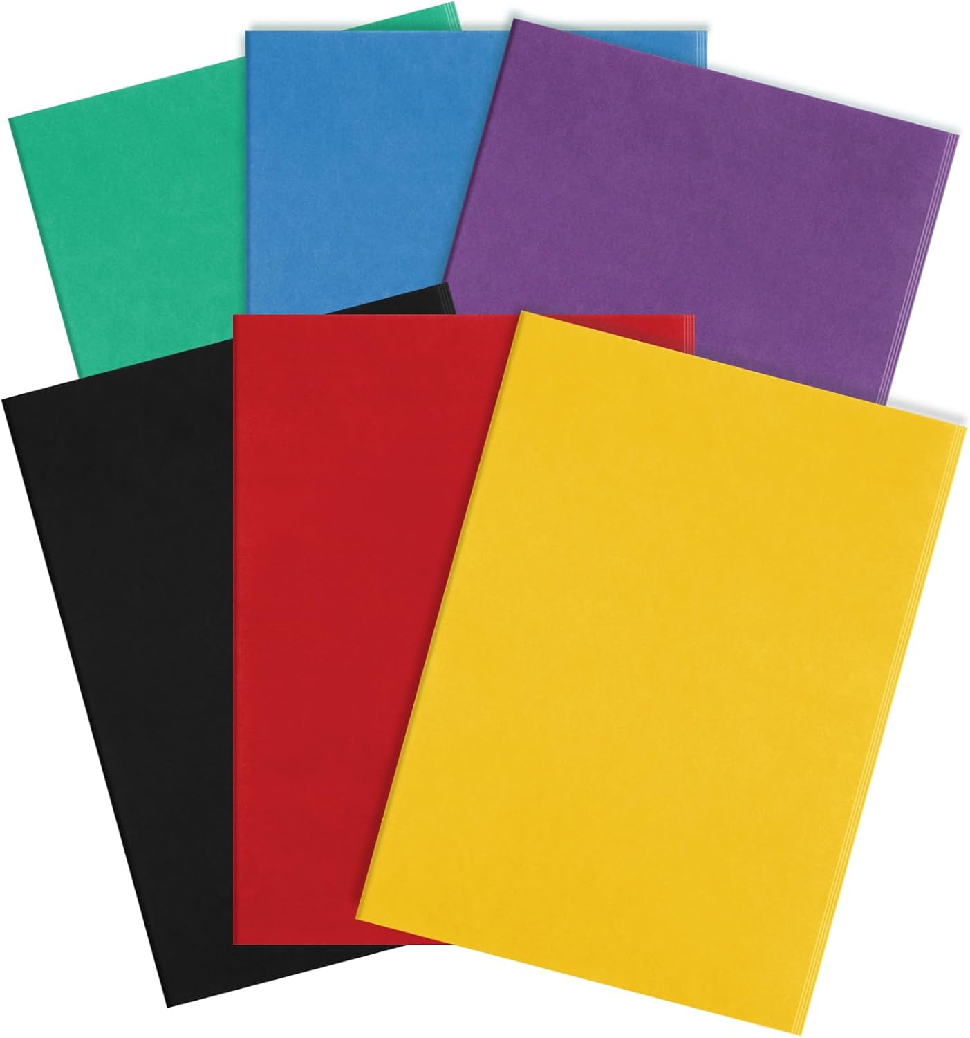 120 Sheets Halloween Tissue Paper Bulk, 20x14 Inches, Halloween Themed Black Purple Orange Green Red Blue Art Decorative Tissue for Halloween Cinco De Mayo Mexican Fiesta Gift Wrapping Supplies