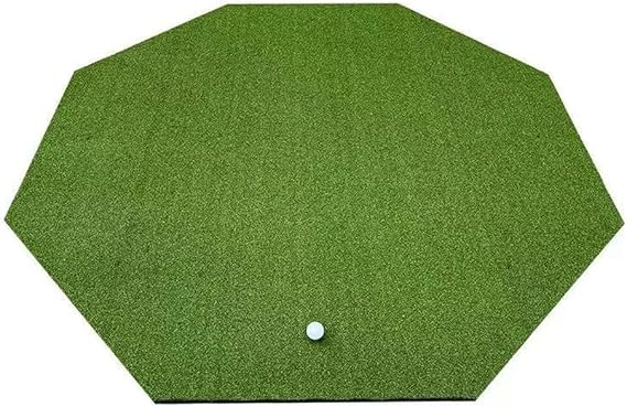 Golf Hitting Mat, Thickened Golf Practice Mat for Indoor Outdoor, Top-Notch Artificial Turf Driving Matt,183 * 183cm*1.5cm