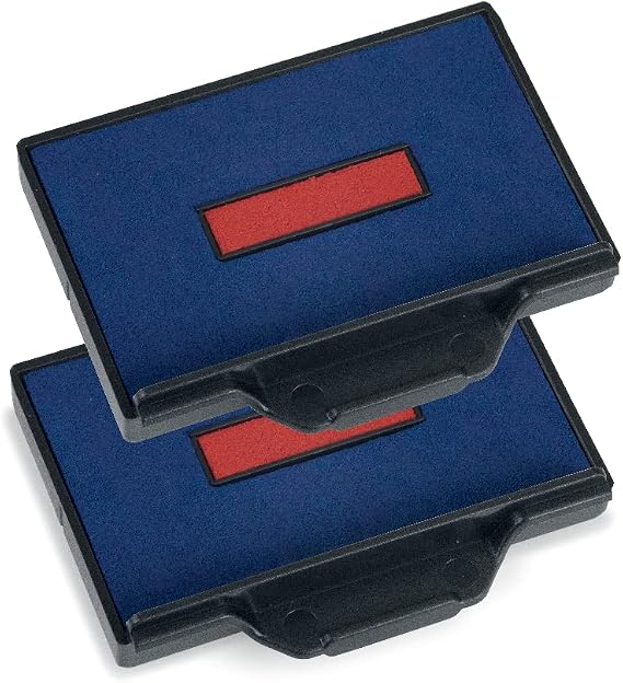 Trodat Replacement Ink Pads 6/56/2 Pack of 2 Red/Blue for the Professional 5460, 5460/L and 5465