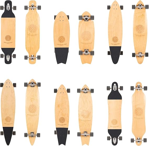 Two Bare Feet Canadian Maple Longboard Skateboards Completes