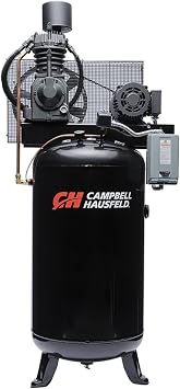 Campbell Hausfeld 80 Gallon 2Stage Vertical Air Compressor, 7.5 HP, 175 PSI, 230V