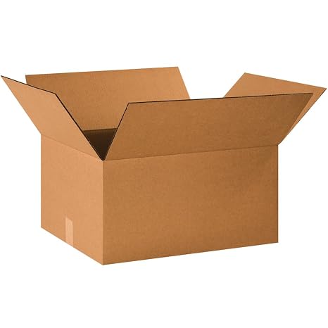 AVIDITI 20 x 16 x 10 Corrugated Cardboard Boxes, Medium 20"L x 16"W x 10"H, Pack of 25 | Shipping, Packaging, Moving, Storage Box for Home or Business, Strong Wholesale Bulk Boxes