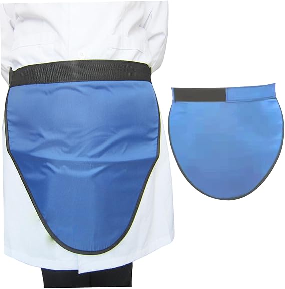 Lead Apron, 0.5mmpb X-ray Protection Lead Half Apron, 17.72x17.72 Inch Safety Waterproof Protective Covers for Xray Techs