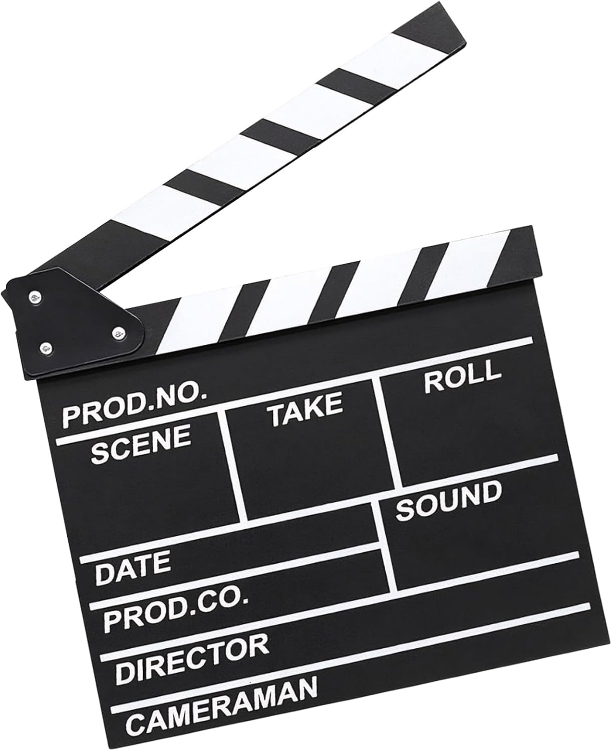 Clapperboard Clapper Board for Film Black and White Film Clapper Board Directors Clapperboard Movie Clapper Board Suitable for Movie Shooting Room Decoration1 Piece