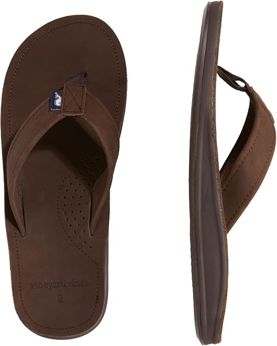 vineyard vines Contoured Leather Flip-Flops
