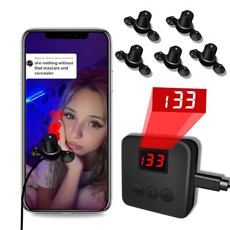 Auto Clicker for iPhone iPad, Adjustable Automatic Physical Tapper,Phone Screen Device Speed Clicker for Android IOS, Simulated Finger Continuous Clicking, Suitable for Games, Live Broadcasts, Reward Tasks(1 Second Fastest 33 Times)
