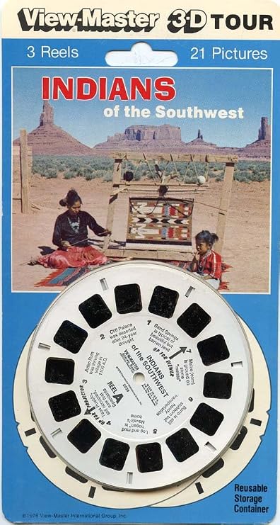 Indians of The Southwest - Classic ViewMaster - 3 Reels on Card - New