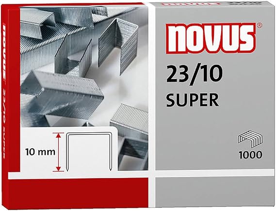 Novus 23/10 Super Staples (Box of 1000)