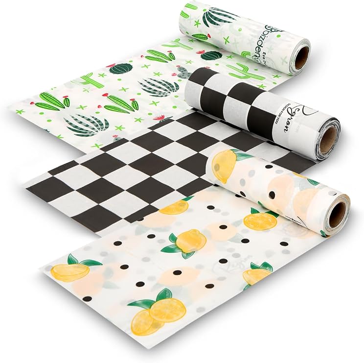 Masa ve Aktivite Piknik Örtüsü Kullan At Sıvı Geçirmez 3 Rulo (Rulo içi:10 adet) 100x120cm 3RuloKarışık