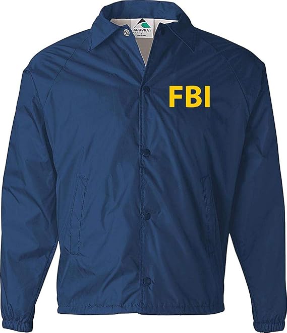 FBI Jacket with Yellow/Reflective Decoration, Secret Service, Burt Macklin Costume