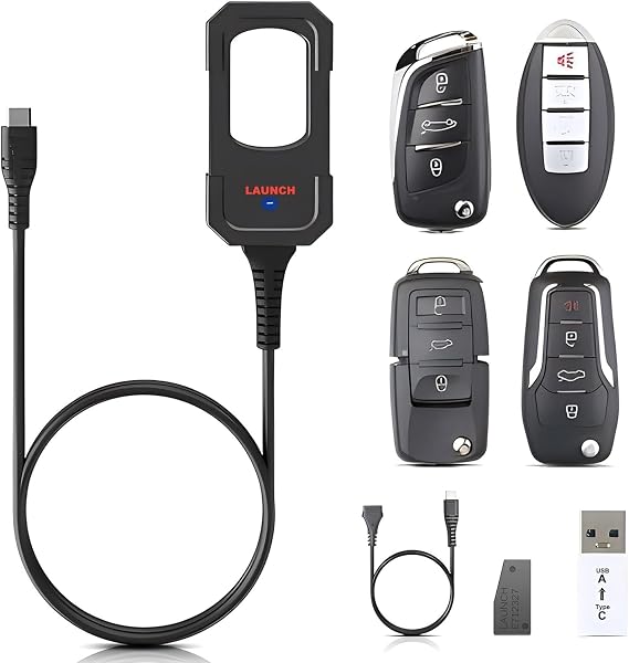 LAUNCH X-431 Key Programmer Remote Maker Immobiliser Scan Tool with 4 Universal Remote Controls and 1 Super Chip for X431 IMMO Elite IMMO Plus IMMO Pro IMMO Pad Pad V Pad VII