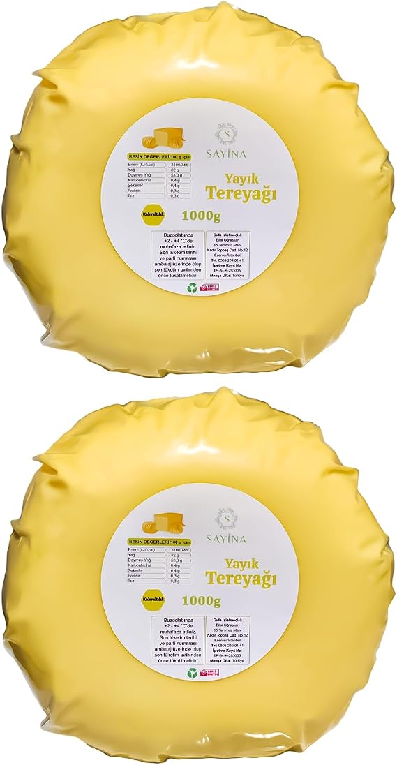 Rize Yayık Köy Tereyağı (2000 Gr) | Katkısız Doğal Kahvaltılık