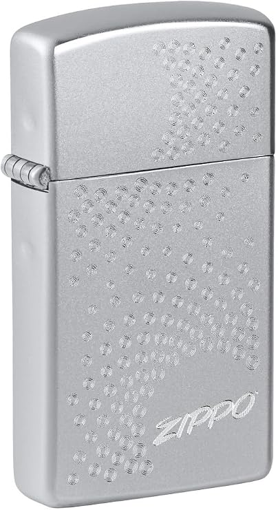 Zippo "Flame Logo Cerulean Blue Lighter, 1071
