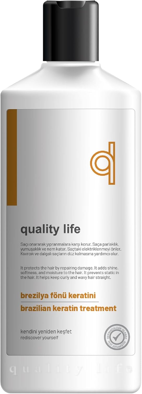 Quality Life QL Brazilian Blow Dry Keratine Permanent Hair Straightener 300 ML