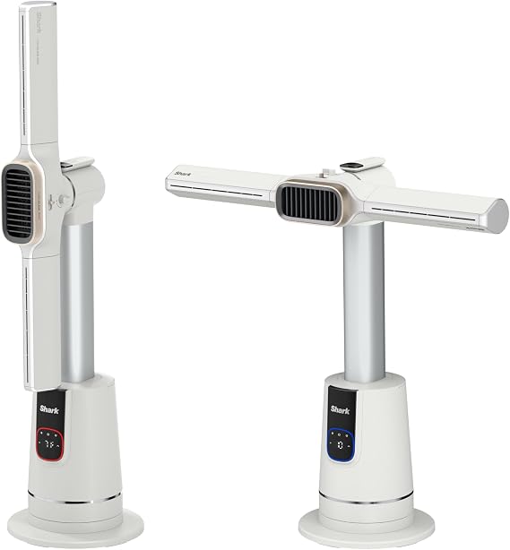 Shark TurboBlade Bladeless Tower Fan + Heat, Dove, TH202WH