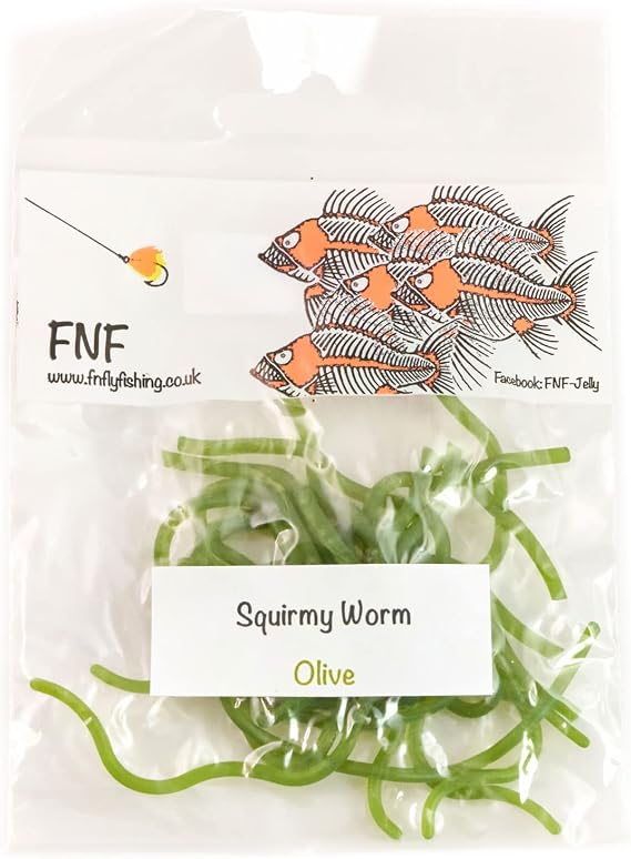 FNF Squirmy Worm Olive