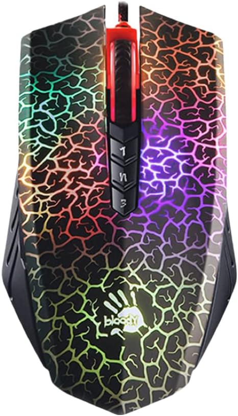 Bloody Optical Gaming Mouse Light Strike LK Switch & Scroll - Fully Programmable Advanced Macro A70