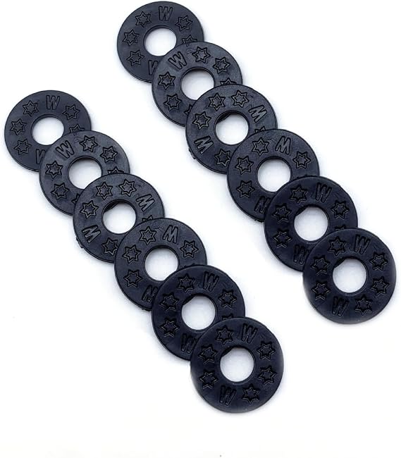 Guitar strap locks, 12pcs silicone guitar strap blocks/guitar locks, bass guitar strap locks for locking guitar strap Nice Processed