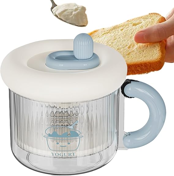 2000ml Automatic Yogurt Maker Machine - Yoghurt Maker, Food Grade Filtering Cup, Thick Curd Draining System, Plant Milk Processing Support for Soy Blend Meal Prep Wellness Lifestyle