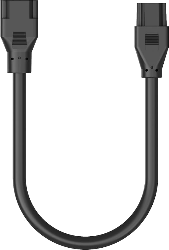 GetInLight Linking Cord for IN-0202, IN-0208 and IN-0210 Series, Black, 12-Inch, JC1-12-BK