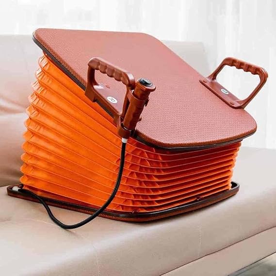 Electric Uplift Seat Assist Cushion Powered Lift Cushion,Help Get up and Sit Down Slowly, Portable and Safe Mobility Aid for Muscle Disease Knees Weak Elderly Malaise Powerless Disabled