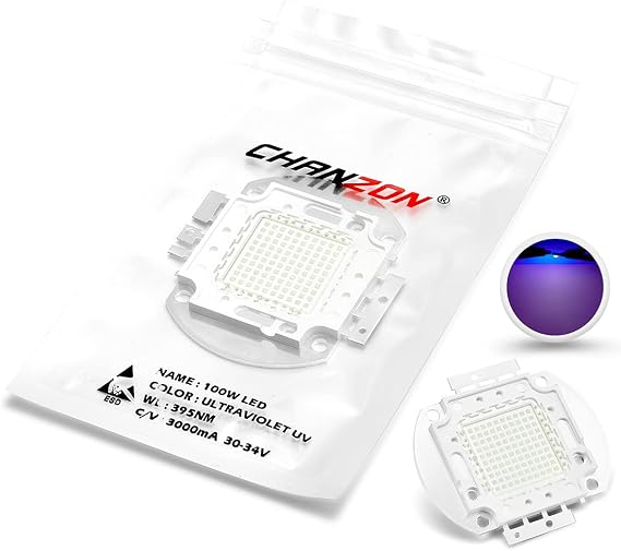 CHANZON High Power Led Chip 100W Purple Ultraviolet UV 395nm