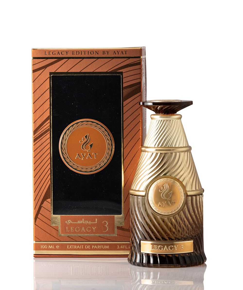 AYAT PERFUMES - Perfume Extract - Legacy 3 - Oriental and Elegant Fragrances for Men and Women - 100ml