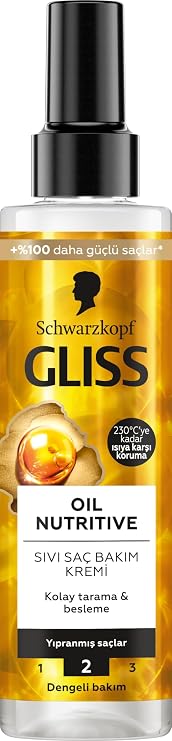 Gliss Oil Nutritive Liquid Hair Care Cream 200 ml