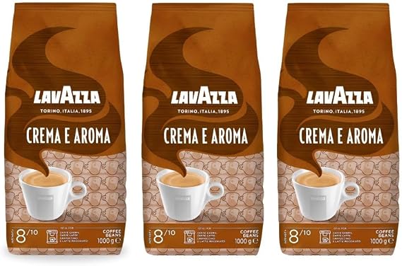 Lavazza Crema E Aroma Çekirdek Kahve, 3lü Paket, 3 x 1000g