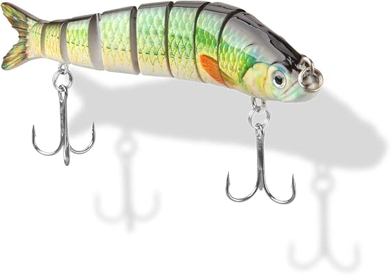 Fishing Lures for Bass Trout Multi Jointed Crank Bait Swimbaits Slow Sinking Swiming Bass Freshwater Saltwater Lifelike Fishing Lures
