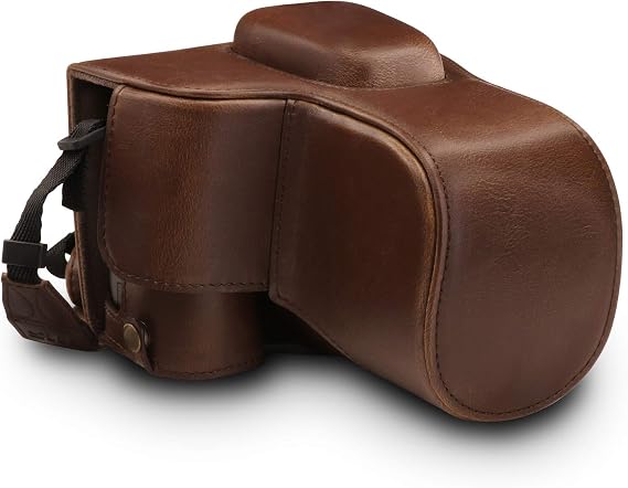 Mega Gear Ever Ready Leather Camera Case for Nikon D3500