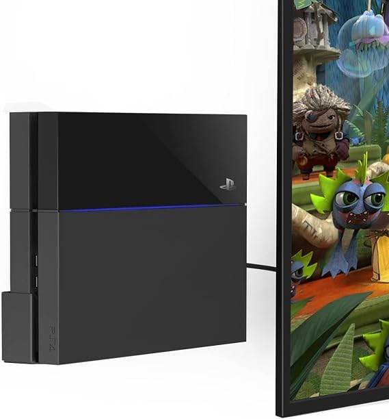 Wall Mount for PS4 Original(Old Model),Near or Behind TV, Space Saving